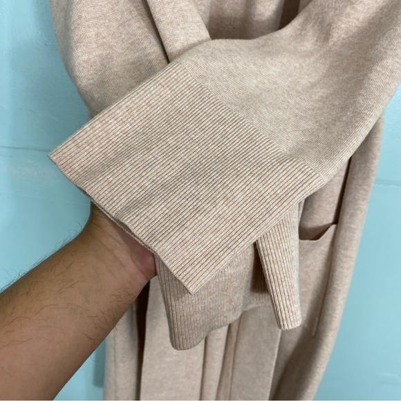 J Crew Ella Open Front Blazer Sweater Cream Long Length AD753 XXL - Picture 4 of 8